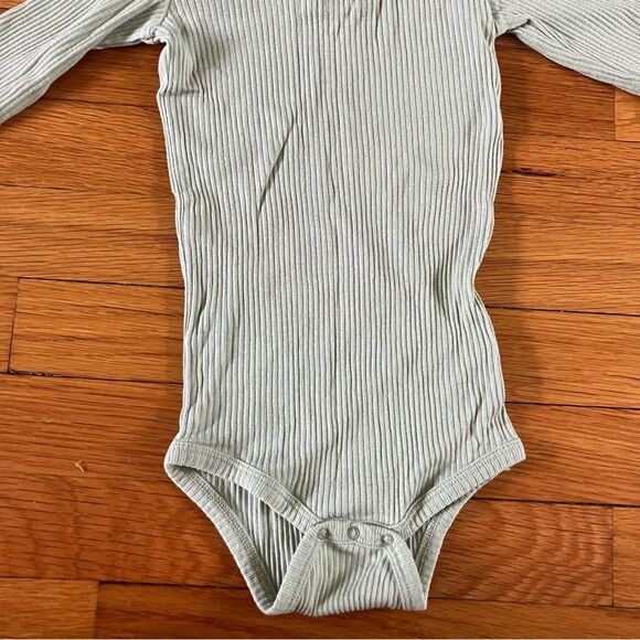 Jamie Kay Neutral Stretch Soft Ribbed Henley Bodysuits Size 2 - Picture 7 of 7